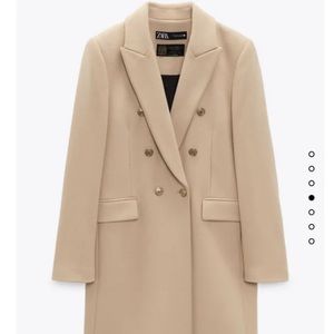 Zara Manteco Wool Blend Coat
